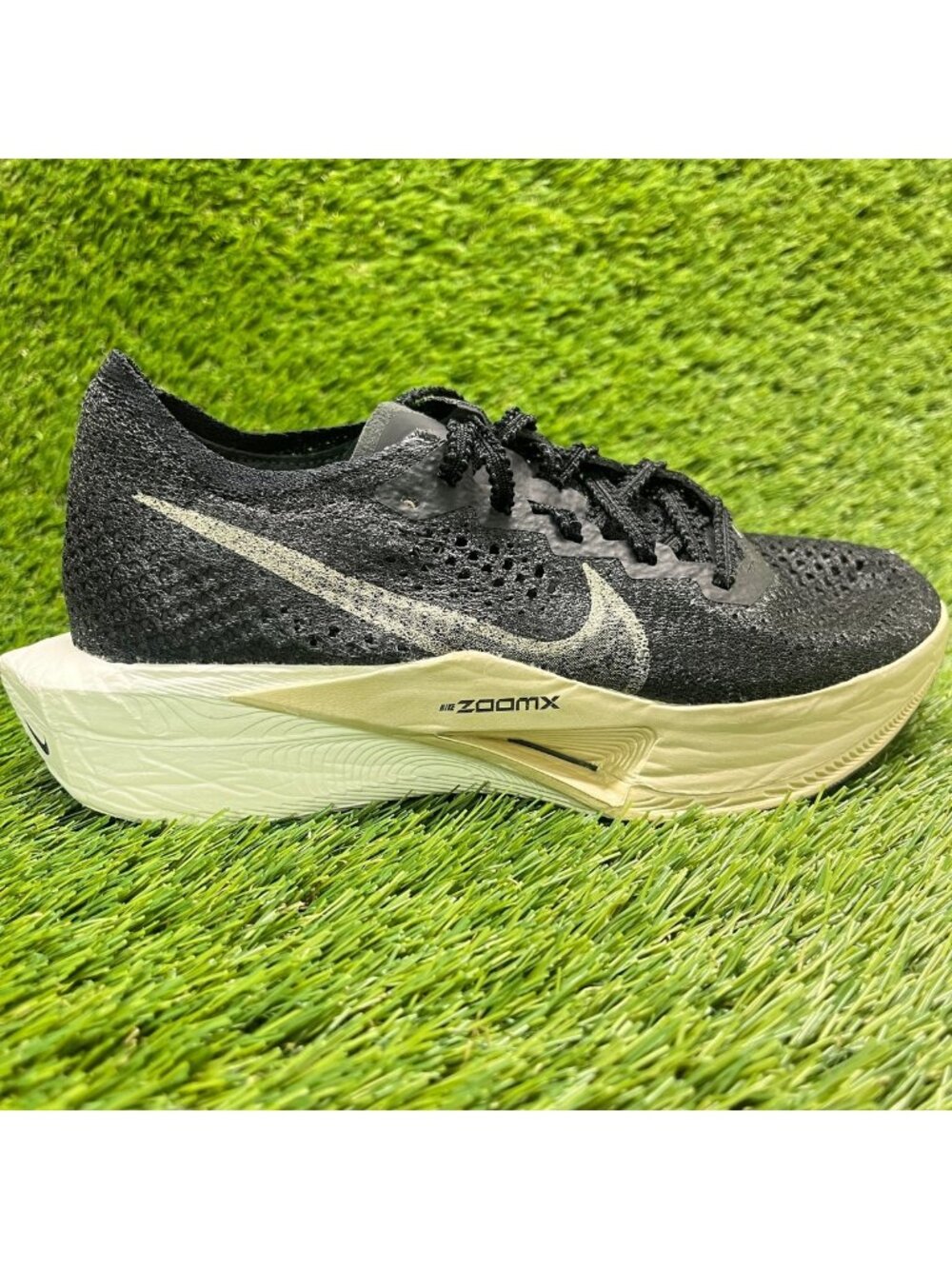 Nike ZoomX Vaporfly Next% 3 Womens Size 6.5 Black Running Walking Shoes Sneakers
